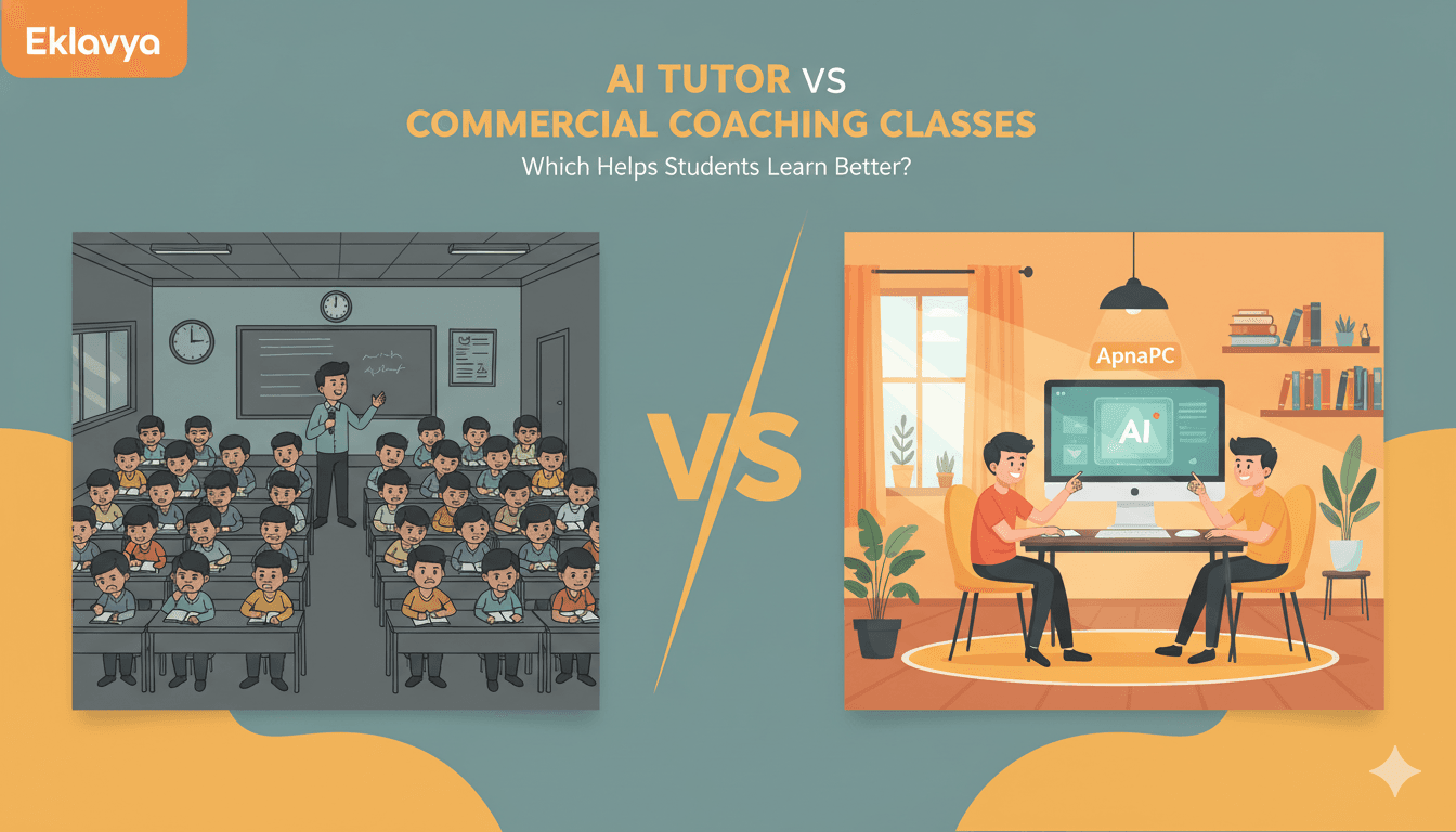 AI Tutor vs Commercial Coaching Classes – Which Helps Students Learn Better?